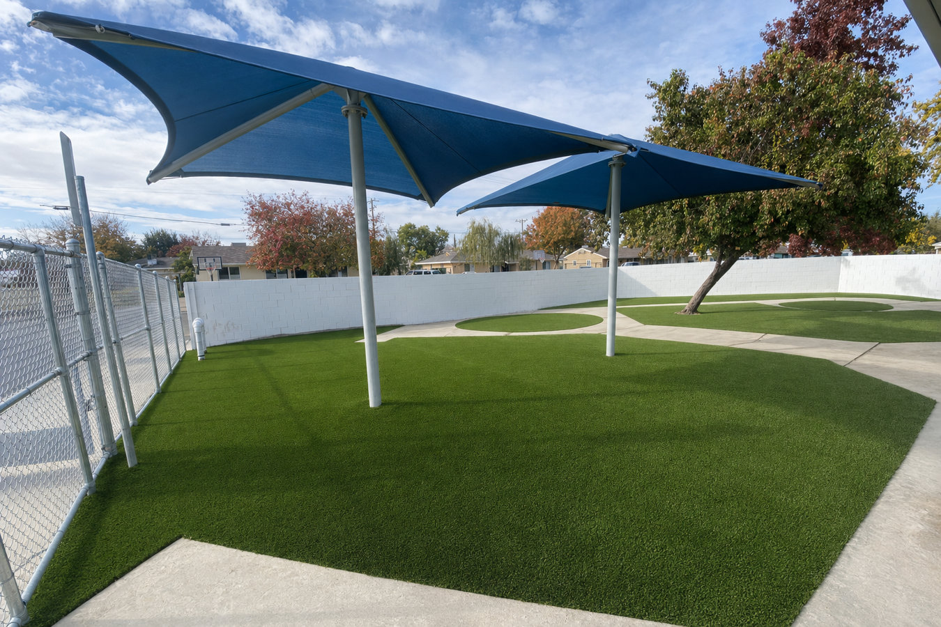 Commercial turf installation in McAllen, TX